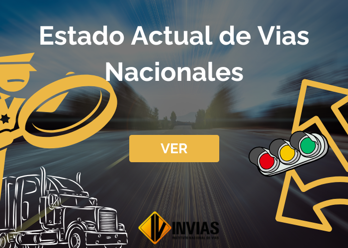Banner Invima Estado de Vias Nacionales